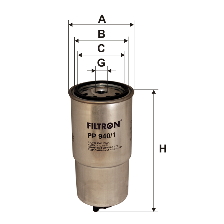 Filtron Fuel filter – price 51 PLN