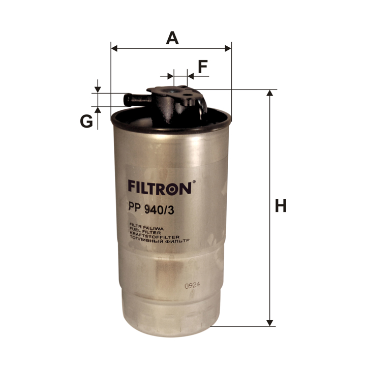 Filtron Fuel filter – price 78 PLN