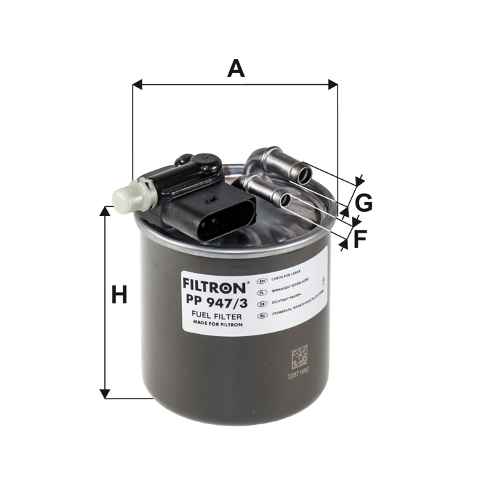 Fuel filter Filtron PP947/3