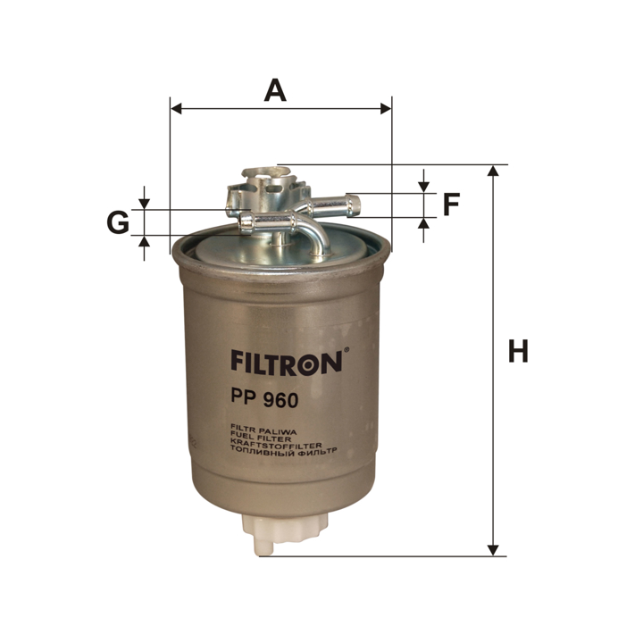 Filtron Fuel filter – price 41 PLN