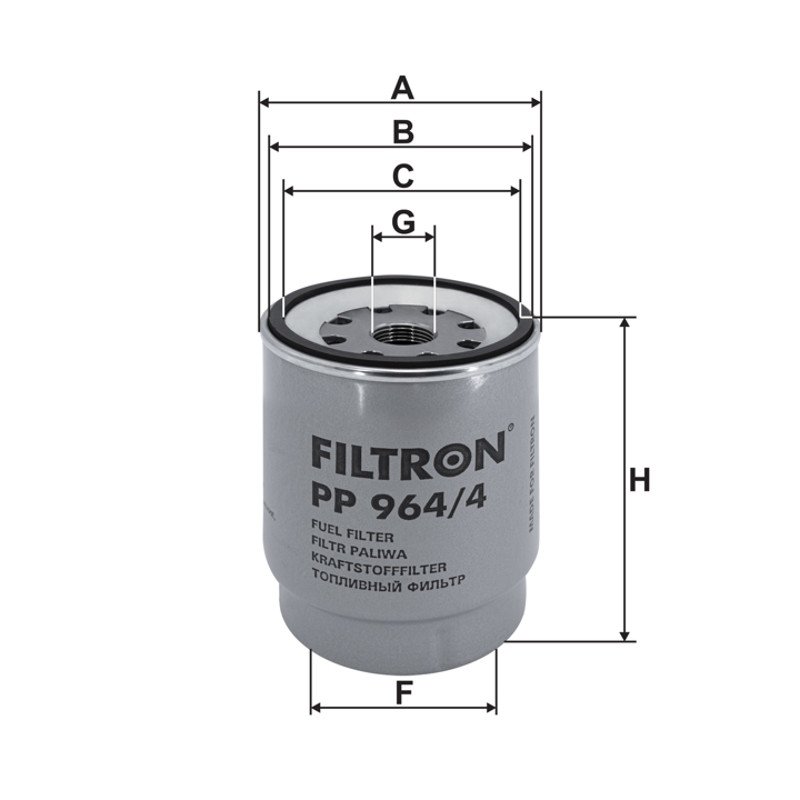 Fuel filter Filtron PP 964/4