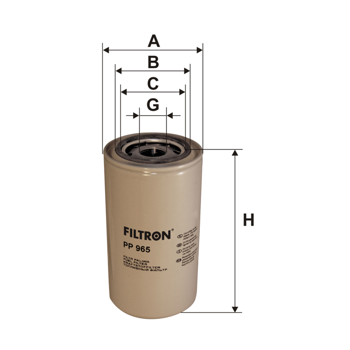 Filtron Fuel filter – price 99 PLN