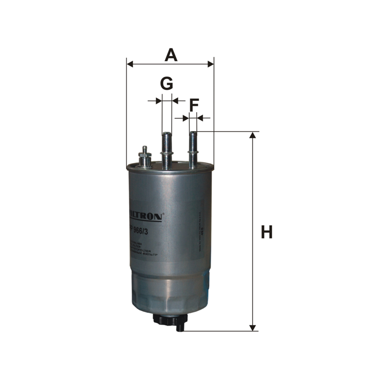 Fuel filter Filtron PP 966/3