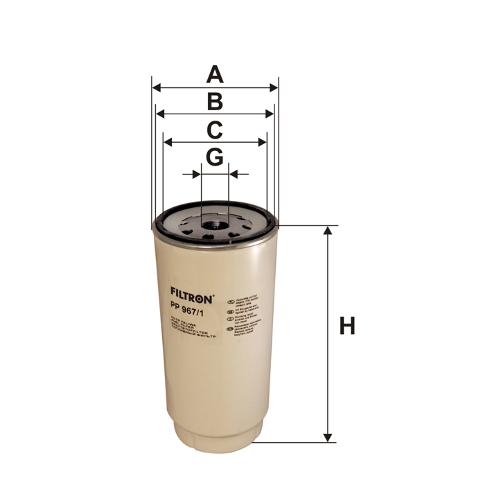 Filtron Fuel filter – price 94 PLN