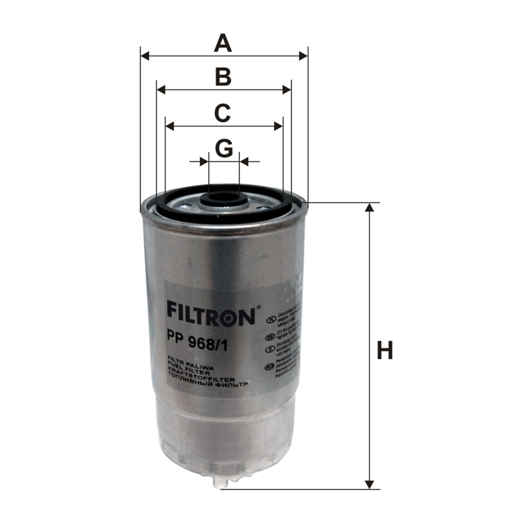 Filtron Fuel filter – price 59 PLN