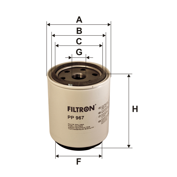 Fuel filter Filtron PP 967