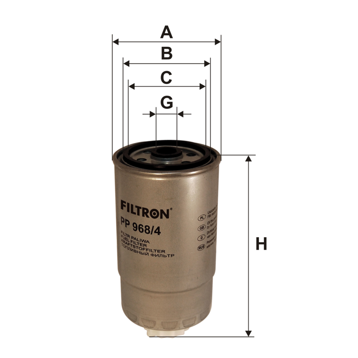 Filtron Fuel filter – price 57 PLN