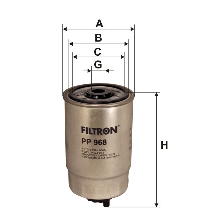 Filtron Fuel filter – price 42 PLN