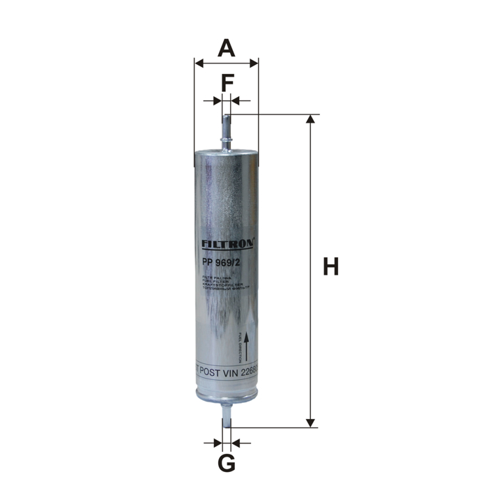 Filtron Fuel filter – price 49 PLN