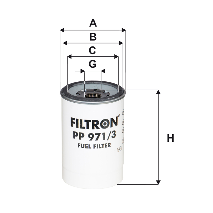 Fuel filter Filtron PP971/3