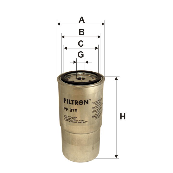 Filtron Fuel filter – price 39 PLN