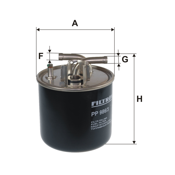 Filtron Fuel filter – price 201 PLN