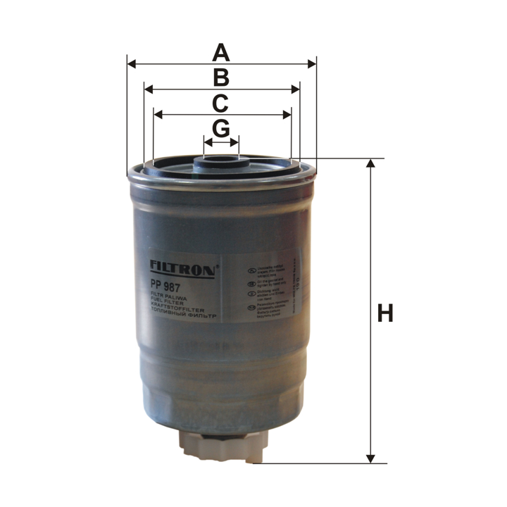 Filtron Fuel filter – price 114 PLN