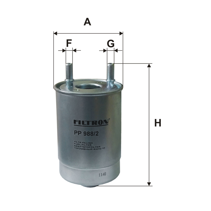 Filtron Fuel filter – price 101 PLN