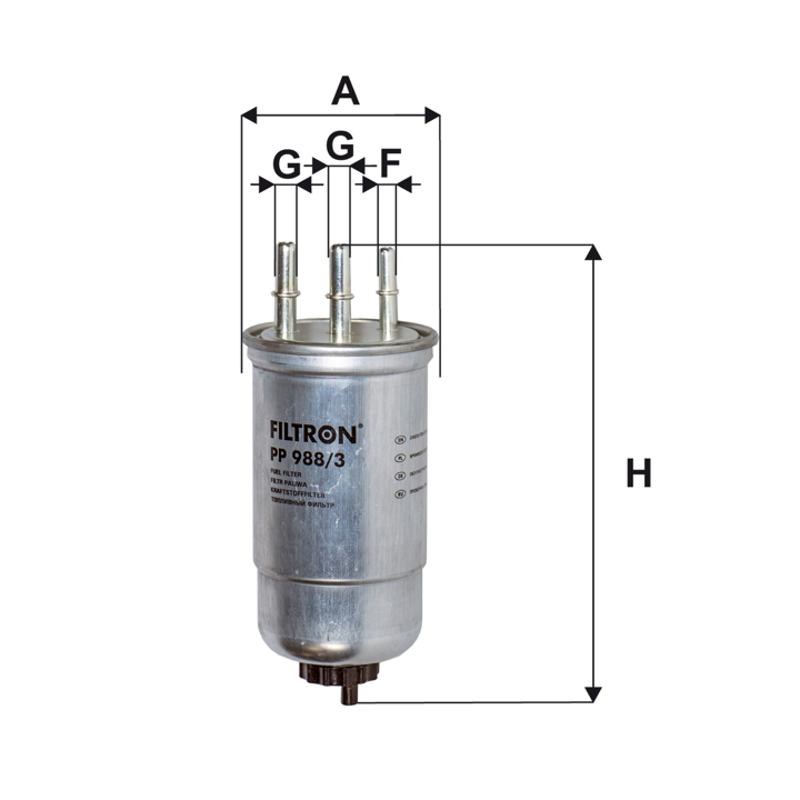 Filtron Fuel filter – price 65 PLN