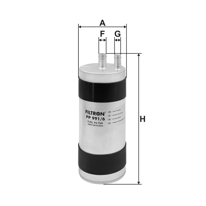 Fuel filter Filtron PP 991/6
