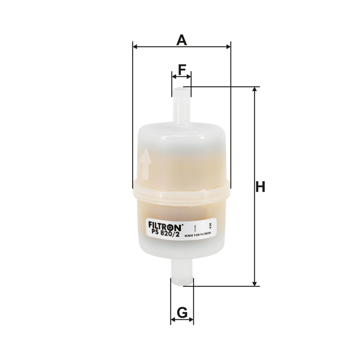Air Filter, compressor intake Filtron PS 820/2