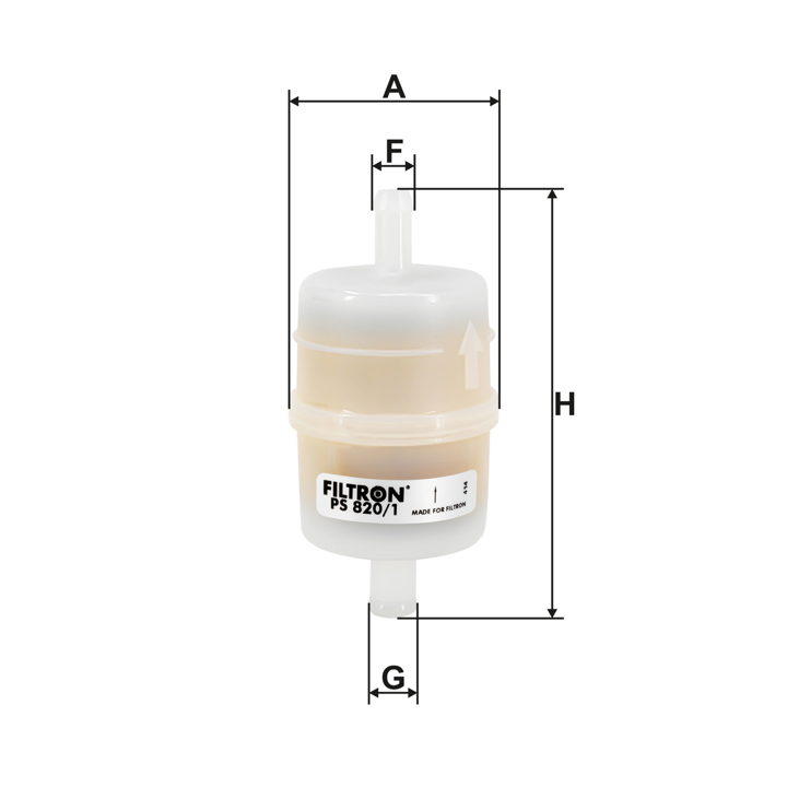 Air Filter, compressor intake Filtron PS 820/1