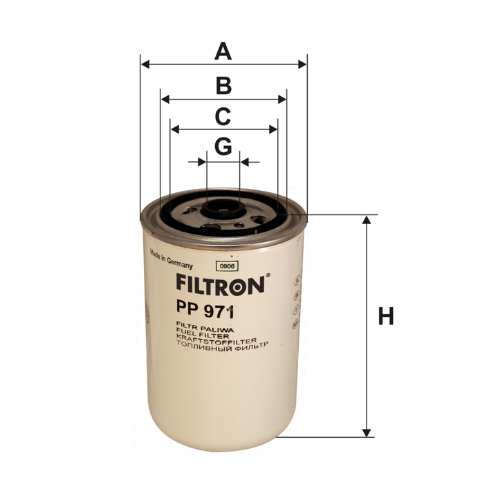 Filtron Fuel filter – price 36 PLN
