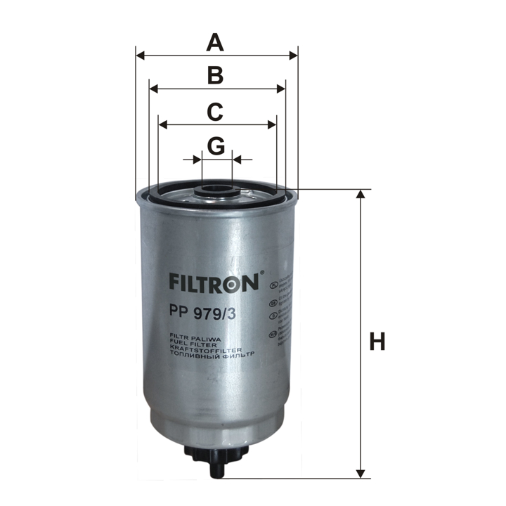 Filtron Fuel filter – price 30 PLN