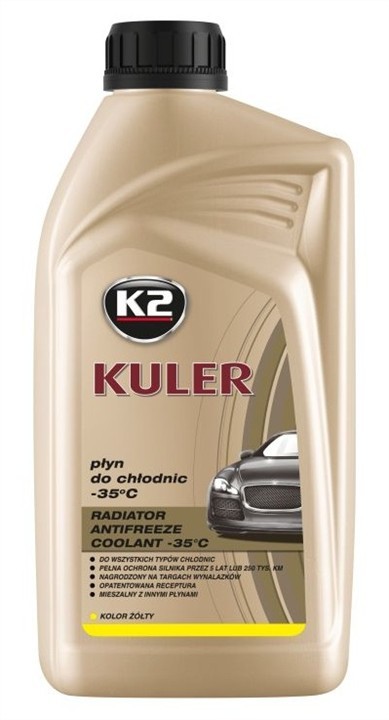 T201Y K2 Antifreeze K2 Nano G11 Yellow, ready to use -35, 1L
