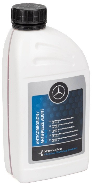 Coolant Chrysler Pacifica: A000989180809 Mercedes Antifreeze concentrate Mercedes MB 325.6, red, 1l