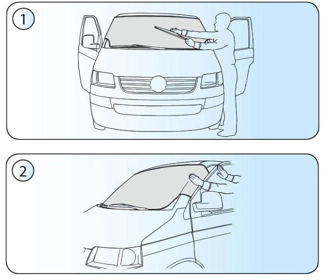 Windscreen cover Kegel-Blazusiak Winter Delivery, 170-185х110, Van Kegel-Blazusiak 5-3313-246-4010