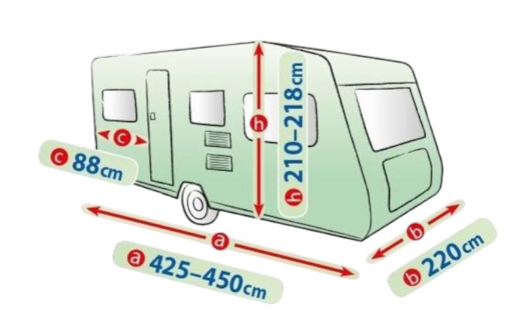 Motorhome cover Kegel-Blazusiak Mobile Garage, 450ER, Caravan Kegel-Blazusiak 5-4049-241-3020