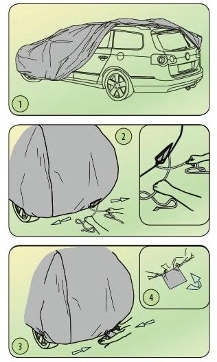 Car cover Kegel-Blazusiak Optimal Garage, L2, Hatchback Kombi Kegel-Blazusiak 5-4316-241-2092
