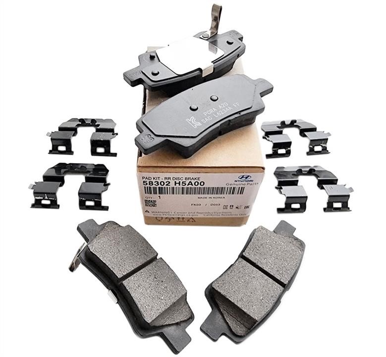 Brake pad Geely Emgrand: 58302H5A00 Hyundai/Kia Disc brake pad set