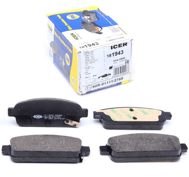 Brake pad Holden Cascada: 181943 Icer Brake pad set