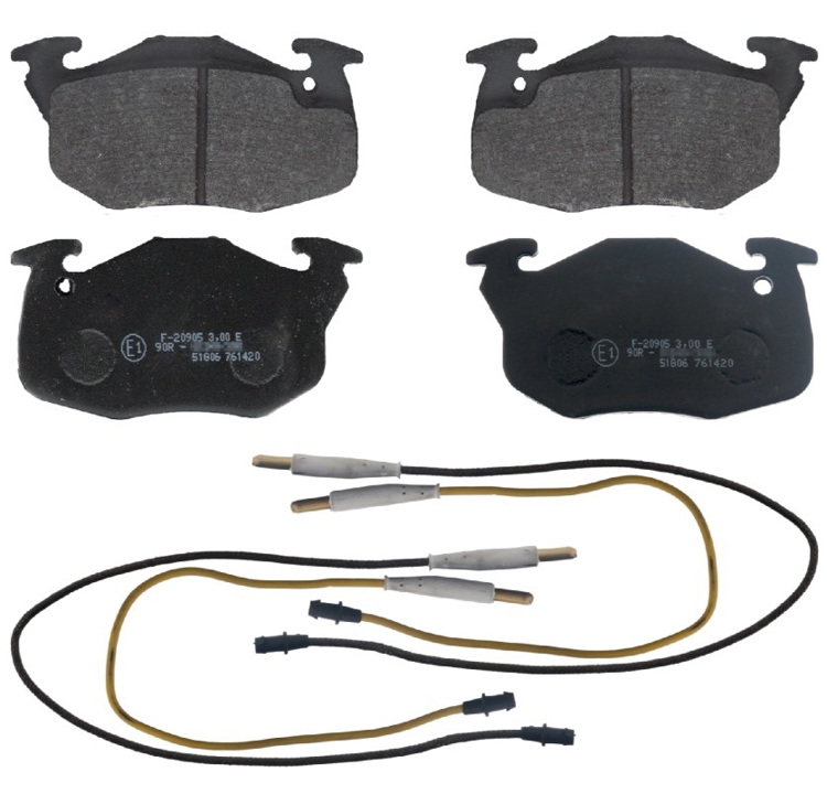 Brake pad Citroen AX: LP696 Delphi Brake pad set