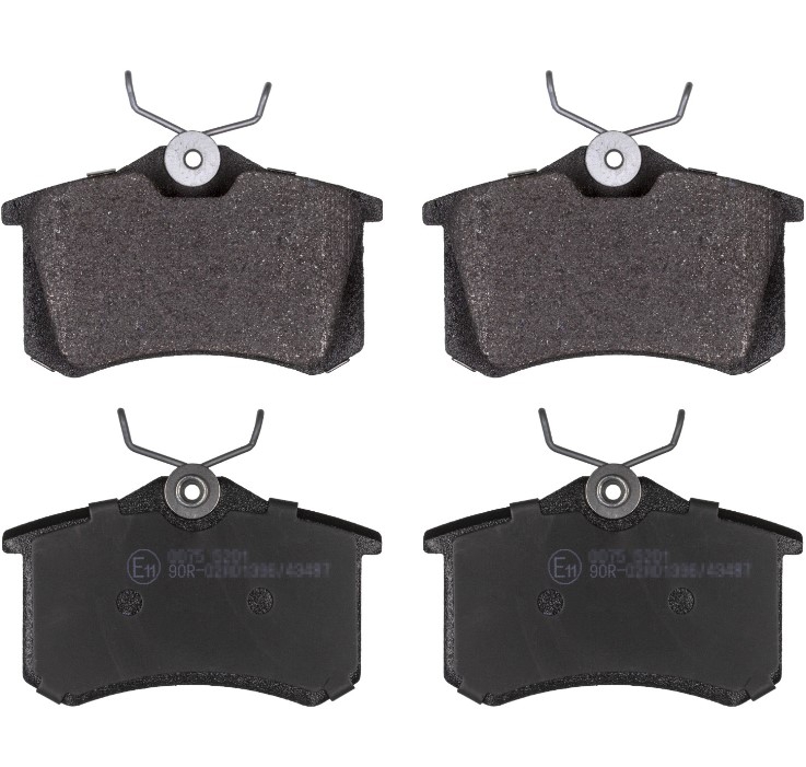 Brake pad kit MG MG 5: 366231 ABS Rear brake pad set