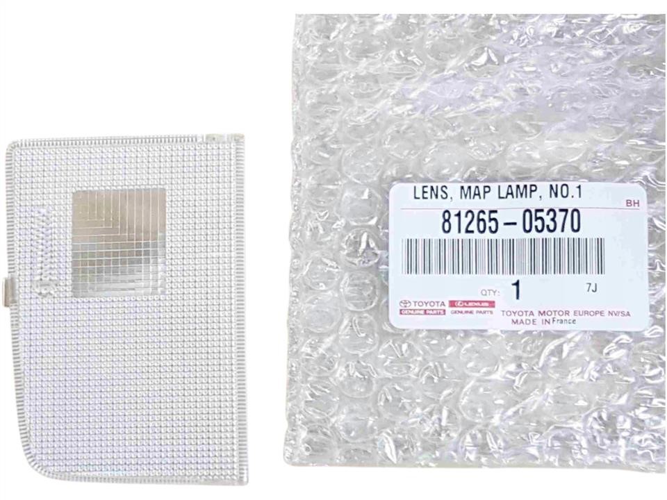 8126505370 Toyota Interior lamp glass