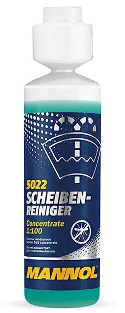 5022 Mannol Summer windshield washer fluid, concentrate, 1:100, Citrus, 0,25l