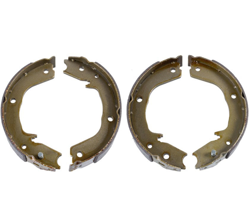 Handbrake brake pads Mitsubishi Pajero: 0986487710 Bosch Handbrake shoes