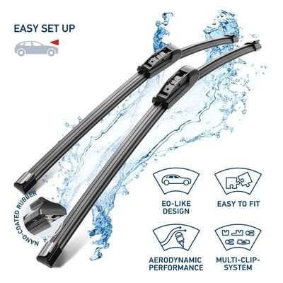 Frameless wiper set 600/450 Hella 9XW 358 164-291