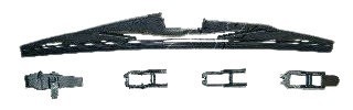 Window wipers Citroen C8: SSX35R Japanparts Rear wiper blade 350 mm (14")