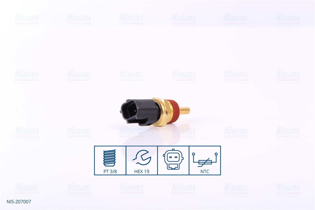 Nissens 207007 Coolant temperature sensor 207007 207007 Nissens Coolant temperature sensor