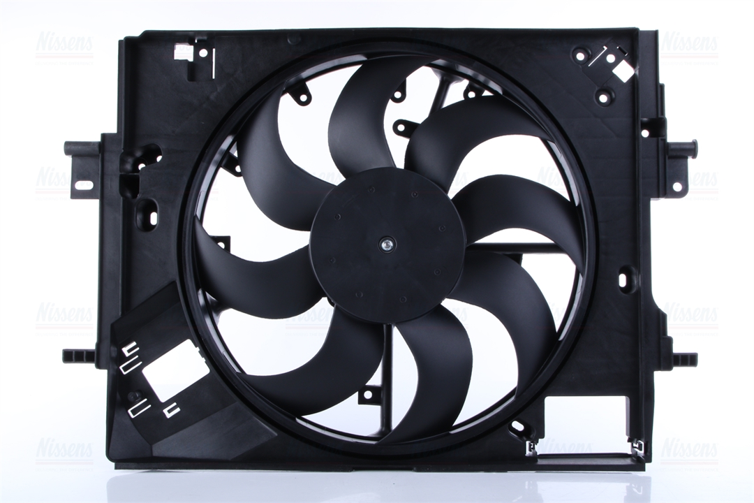 Car radiator fan Renault Captur: 850063 Nissens Hub, engine cooling fan wheel