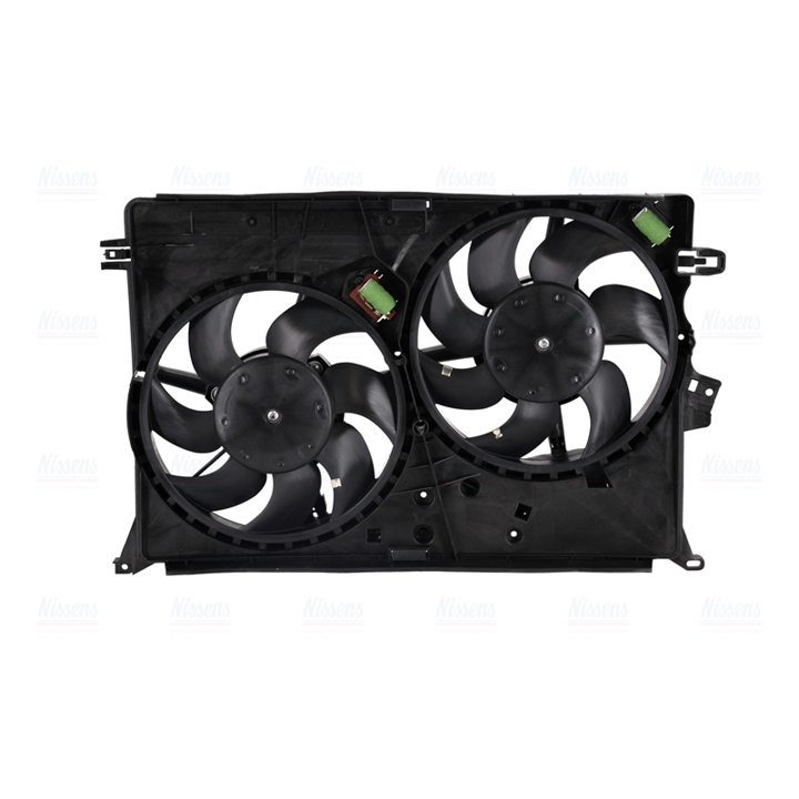 Car radiator fan Jeep: 85080 Nissens Hub, engine cooling fan wheel