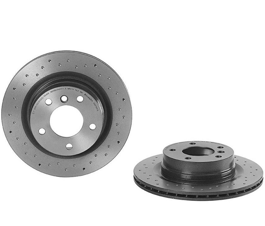 Brembo 09.9793.1X Ventilated brake disc with perforation 0997931X 0997931X Brembo Ventilated brake disc with perforation