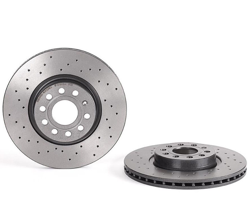 Brembo 09.9772.1X Ventilated brake disc with perforation 0997721X 0997721X Brembo Ventilated brake disc with perforation