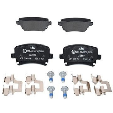 Brake pad Audi A4: 13047028802 Ate ATE CERAMIC disc brake pads, set