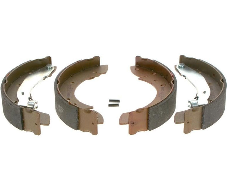 Brake shoe kit Peugeot: 0986487552 Bosch Brake shoe set