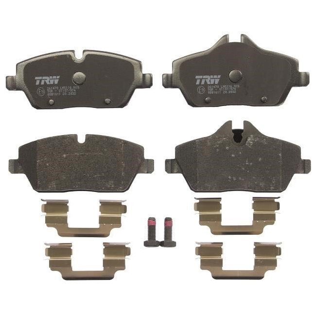 GDB1611 TRW TRW COTEC brake pad set