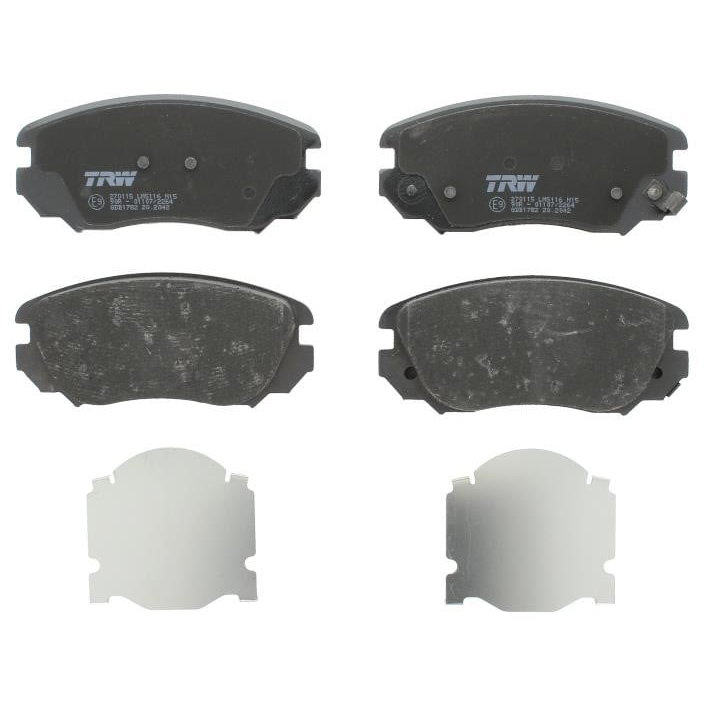 Disc brake pad set Chevrolet: GDB1782 TRW TRW COTEC front disc brake pads, set