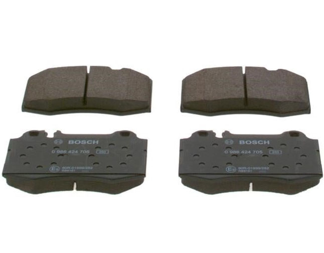 Disc brake pad set Mercedes SL: 0986424705 Bosch Brake pad set