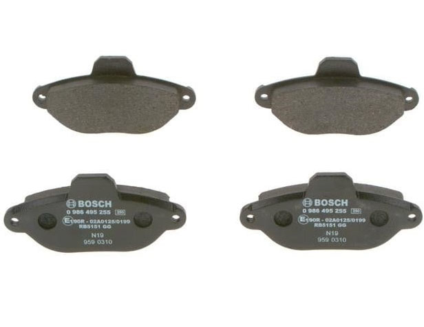 Bosch 0 986 495 255 Brake pad set 0986495255 0986495255 Bosch Brake pad set