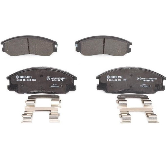 Disc brake pad set Ssangyong Kyron: 0986494650 Bosch Brake pad set